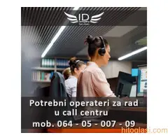 Potrebni operateri za rad u call centru